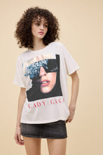 Load image into Gallery viewer, Lady GaGa The Fame Merch Tee in Vintage White