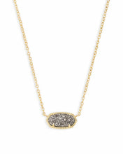 Load image into Gallery viewer, Kendra Scott Elisa Pendant Necklace in Platinum Drusy