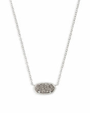 Load image into Gallery viewer, Kendra Scott Elisa Pendant Necklace in Platinum Drusy