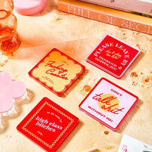 Load image into Gallery viewer, Snarky Red (set of 4) Coasters