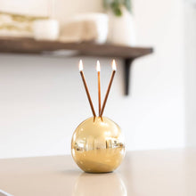 Load image into Gallery viewer, Neva Vase - Gold Metallic Candle Holder