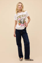 Load image into Gallery viewer, Stevie Nicks Flower Collage Tour Tee in Vintage White
