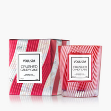 Load image into Gallery viewer, Crushed Candy Cane 6.5oz Classic Candle