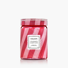 Load image into Gallery viewer, Crushed Candy Cane 18oz Large Jar Candle