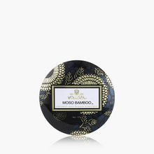 Load image into Gallery viewer, Moso Bamboo Mini Tin Candle