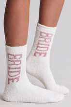 Load image into Gallery viewer, CozyChic Bridal Sock Set in Pearl/Teaberry