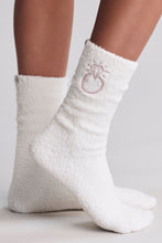 Load image into Gallery viewer, CozyChic Bridal Sock Set in Pearl/Teaberry