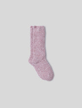Load image into Gallery viewer, CozyChic Heathered Socks in Teaberry