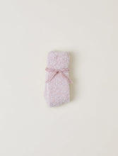 Load image into Gallery viewer, CozyChic Heathered Socks in Dusty Rose/White