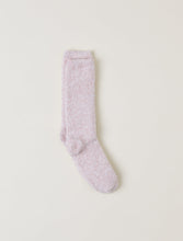 Load image into Gallery viewer, CozyChic Heathered Socks in Dusty Rose/White