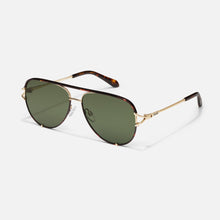Load image into Gallery viewer, High Key Twist in Dark Tort Frame / Green Lens