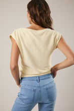 Load image into Gallery viewer, Boat Neck Knit Top in Butter