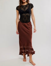 Load image into Gallery viewer, Long Lost Lover 1/2 Slip in Spiced Chocolate