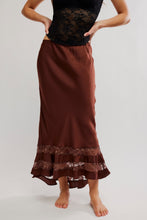 Load image into Gallery viewer, Long Lost Lover 1/2 Slip in Spiced Chocolate