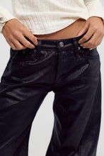 Load image into Gallery viewer, We The Free Fable Coated Twisted Seam Jean in Matte Black Finish