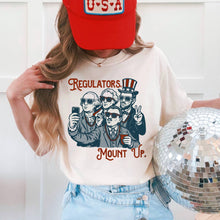Load image into Gallery viewer, Regulators Mount Up 4th of July Graphic Tee Shirt in Ivory