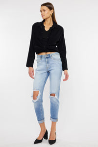 High Rise Mom Fit Jeans