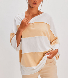 Maddie Tee in Ivory Combo