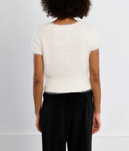 Load image into Gallery viewer, Sophia Short Sleeve Sweater in White
