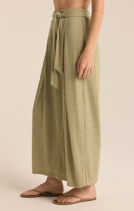 Isla Pucker Knit Pant in Meadow