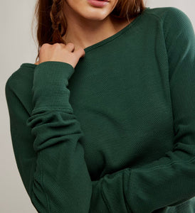 Jess Long Sleeve in Seamoss