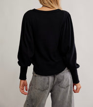 Load image into Gallery viewer, Quinn Knit Top in Black
