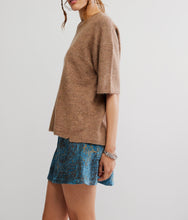 Load image into Gallery viewer, Margot Sweater Tee in Brownie Melange
