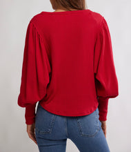 Load image into Gallery viewer, Quinn Knit Top in Salsa
