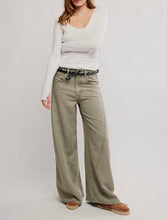 Load image into Gallery viewer, Haven Mr. Baggy Wide Leg Jean in Seagrass
