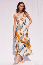 Load image into Gallery viewer, Beaded Halter Midi Dress
