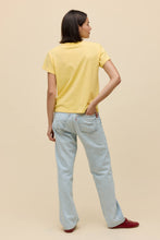 Load image into Gallery viewer, Rolling Stones Satisfaction Doodles Solo Tee in Poppy Yellow

