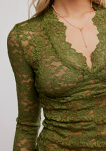 Load image into Gallery viewer, All Day Lace Long Sleeve in Terrarium
