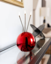 Load image into Gallery viewer, Neva Vase - Red Metallic Candle Holder
