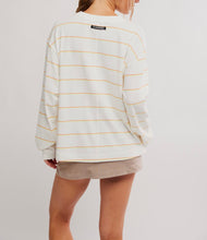 Load image into Gallery viewer, Printed Hustle Layer in Awning Stripe Ivory

