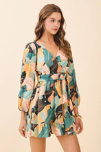 Load image into Gallery viewer, Tropical Print Ruffled Hem Dress in Multi
