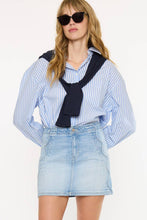Load image into Gallery viewer, Mid Rise Denim Skirt in Medium Wash
