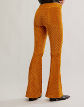 Load image into Gallery viewer, Penny Pull On Velvet Pant in Bronzer

