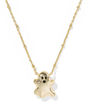 Load image into Gallery viewer, Kendra Scott Ghost Gold Short Pendant Necklace in White Mother of Pearl
