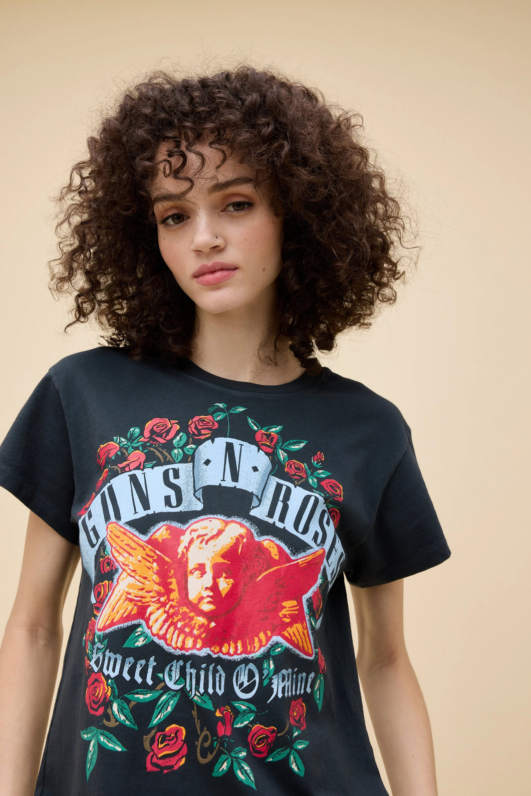 Guns N’ Roses Sweet Child O’ Mine Tour Tee in Vintage Black