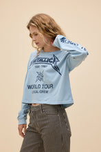 Load image into Gallery viewer, Metallica Local Crew Meet &amp; Greet L/S in Powder Blue
