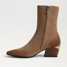 Load image into Gallery viewer, Harmony Ankle Boot in Truffle Brown Suede
