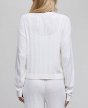 Load image into Gallery viewer, CozyChic Ultra Lite Pointelle Cardigan in Pearl
