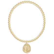Load image into Gallery viewer, Classic Gold 3mm Bracelet - Inspire America Gold Disc
