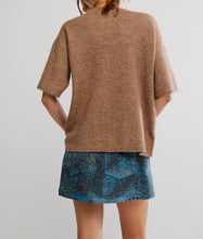 Load image into Gallery viewer, Margot Sweater Tee in Brownie Melange
