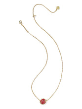 Load image into Gallery viewer, Kendra Scott Ladybug Gold Short Pendant Necklace
