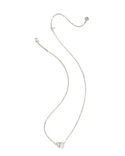 Load image into Gallery viewer, Kendra Scott Tatum Silver Short Pendant Necklace in Neutral Mix
