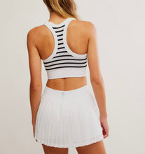 Load image into Gallery viewer, Go To Stripe Bra in White Combo
