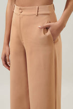 Load image into Gallery viewer, Chelsea Belted Wide Leg Trousers in Camel
