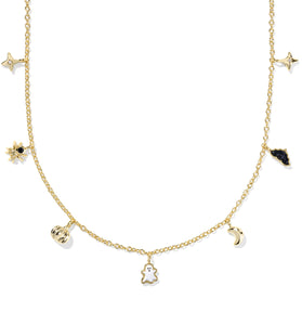 Kendra Scott Halloween Strand Necklace in Gold Multi Mix