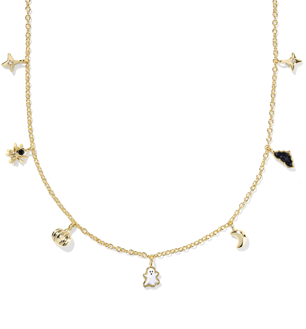 Kendra Scott Halloween Strand Necklace in Gold Multi Mix